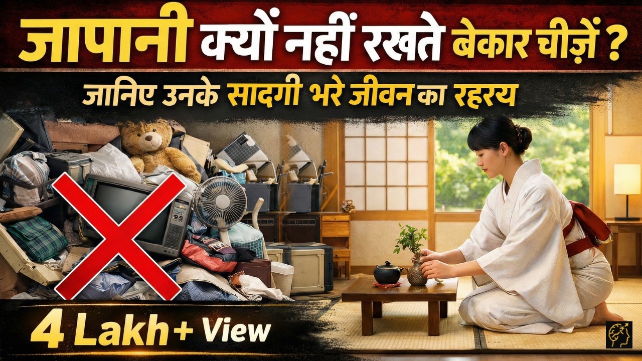 जापानी क्यों नहीं रखते फालतू चीज़ें? 🧘‍♂️🧹 | जीवन का रहस्य जानिए! 🇯🇵✨