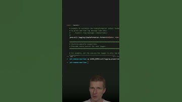 Logging a Single Line: Changing System.Logger Formatting Configuration #java #shorts #airhacks