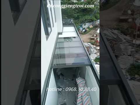 Video Cách thi công mái kính giếng trời tự động thông minh... - youtube