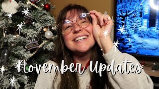 November Wrap Up: Finishing Books and Starting New Ones!
