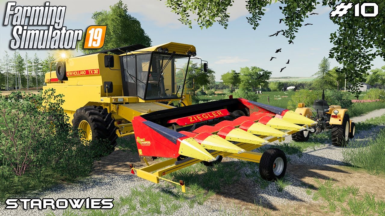 Harvesting corn & cultivating fields | Starowies | Farming Simulator 2019 | Episode 10