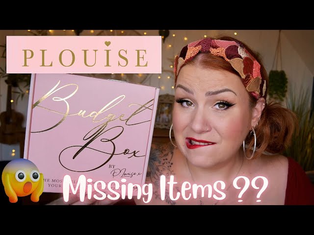 AGHHH I'M GUTTED!! UNBOXING PLOUISE BUDGET BOX SUBSCRIPTION ...