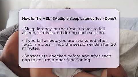 How Is The MSLT (Multiple Sleep Latency Test) Done? - Sleep Apnea Support Network