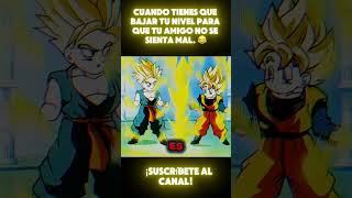 Goku deja que sus amigos ganen #dragonballz #sportsmanship #meme