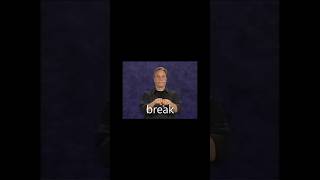 How to sign break  #shorts #learnASL #AmericanSignLanguage #signlanguage Learn & retain #ASL