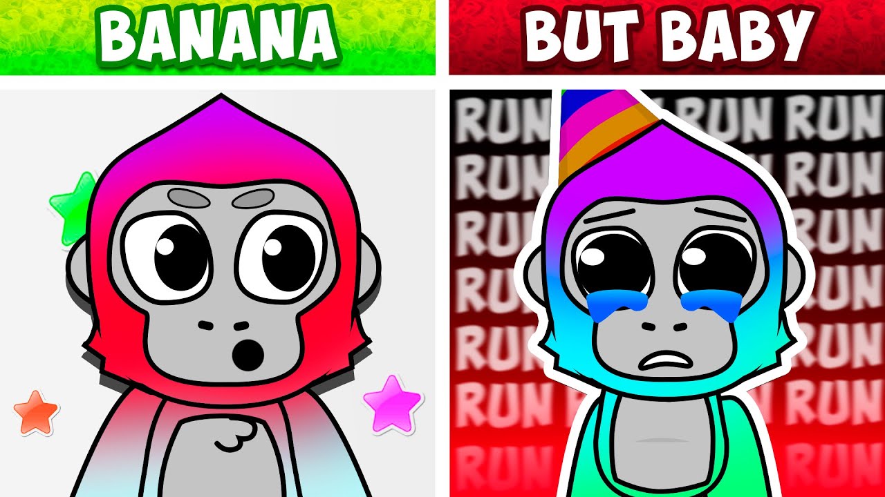 Gorilla Tag Incredibox - BANANA But NEW Babies | NEW MOD | NORMAL VS HORROR