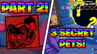 I hatched 3 SECRET PETS in ATLANTIS PART 2 in PET CATCHERS... // Roblox