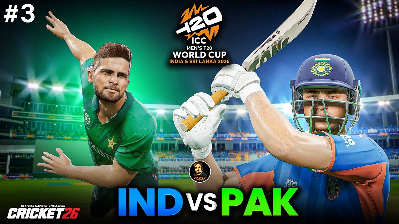 India🇮🇳 vs Pakistan🇵🇰 | T20 World Cup 2026🏆Match | R. Premadasa Stadium | Cricket 26 | RtxVivek
