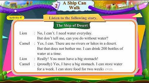 ધોરણ-6|અંગ્રેજી|Unit-2.A Ship Can Walk|Activity-7 Video|Sem-2