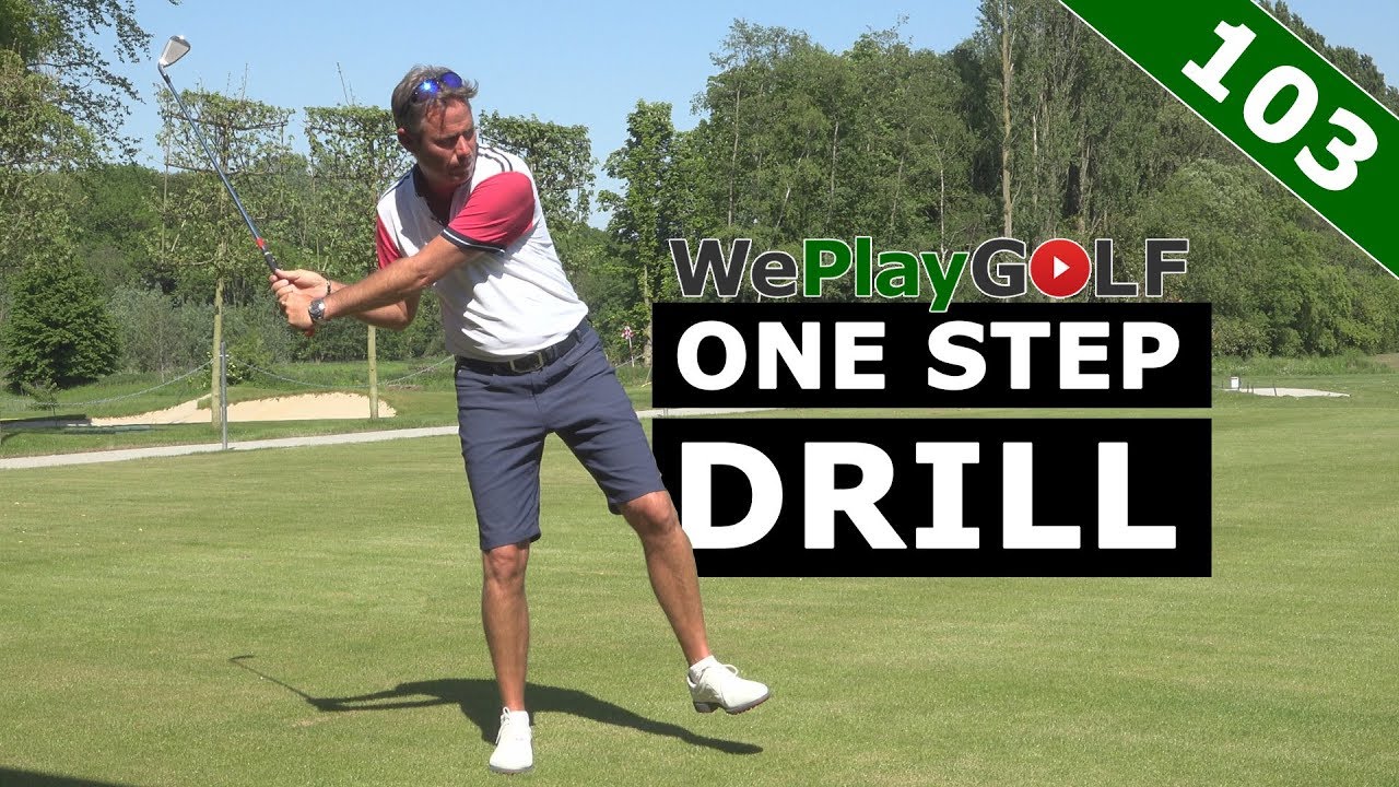 Improve your Golf Swing with the One Step drill - YouTube