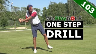 The rhythm in your down swing is important for a good ball strike.
this video we show you one step drill, an excercise to improve with
s...
