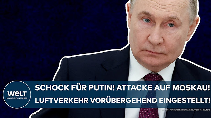 UKRAINE-KRIEG: Schock für Wladimir Putin! Attacke auf Moskau! Luftverkehr vorübergehend eingestellt!