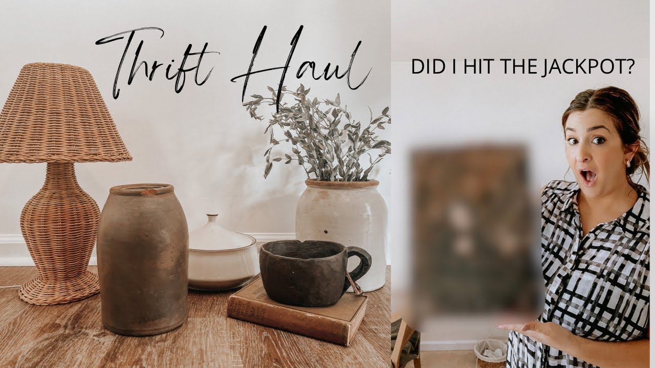 COME THRIFT WITH ME Thrifted Home Decor Haul Antique Home Decor