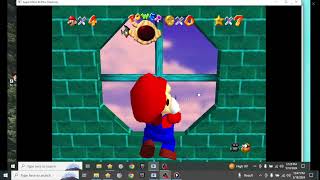 i tried to beat super mario 64 in debug mode