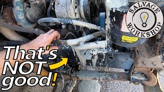 The OLD Diesel is FULL of SLUDGE... Time to deal with that!!! ~ 1988 IH Scissor Dump Truck