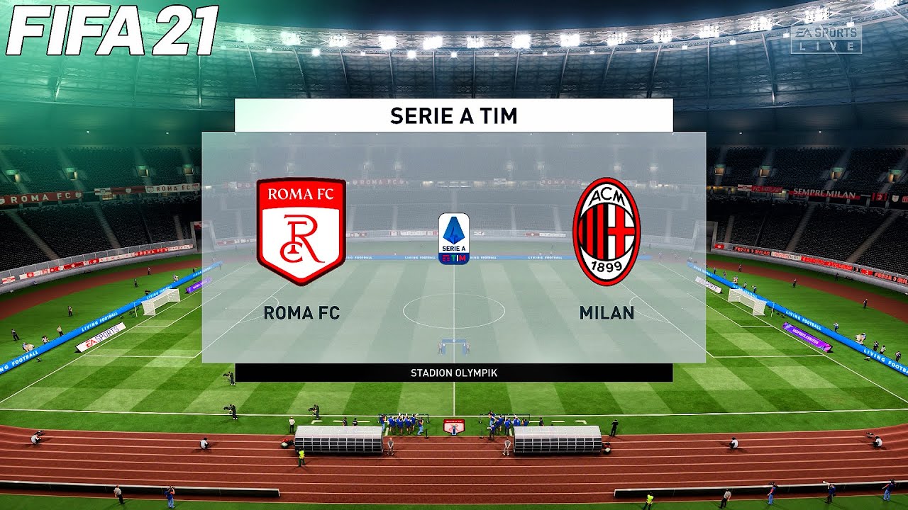 FIFA 21 - AS ROMA vs AC MILAN - Serie A TIM 2020/2021 | Full match & Gameplay | Prediction