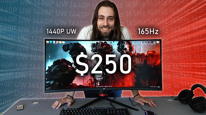 Now THIS is a KILLER DEAL!! 34" 1440P UW 165Hz for $250!! KTC H34S18S