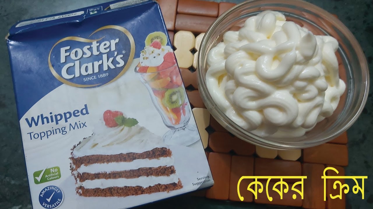 How To Make Whipped Cream Foster Clark's whipped Topping Mix Mix