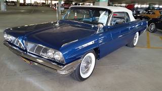 1961 Pontiac Catalina Convertible 389 V8 Tri 4 Spd #MECUM Auctions Dallas 2025 Lot S124 SOLD $74,250