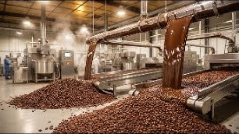 Inside a Chocolate Factory: From Cocoa Beans to Perfect Chocolate Bars (Full Process)