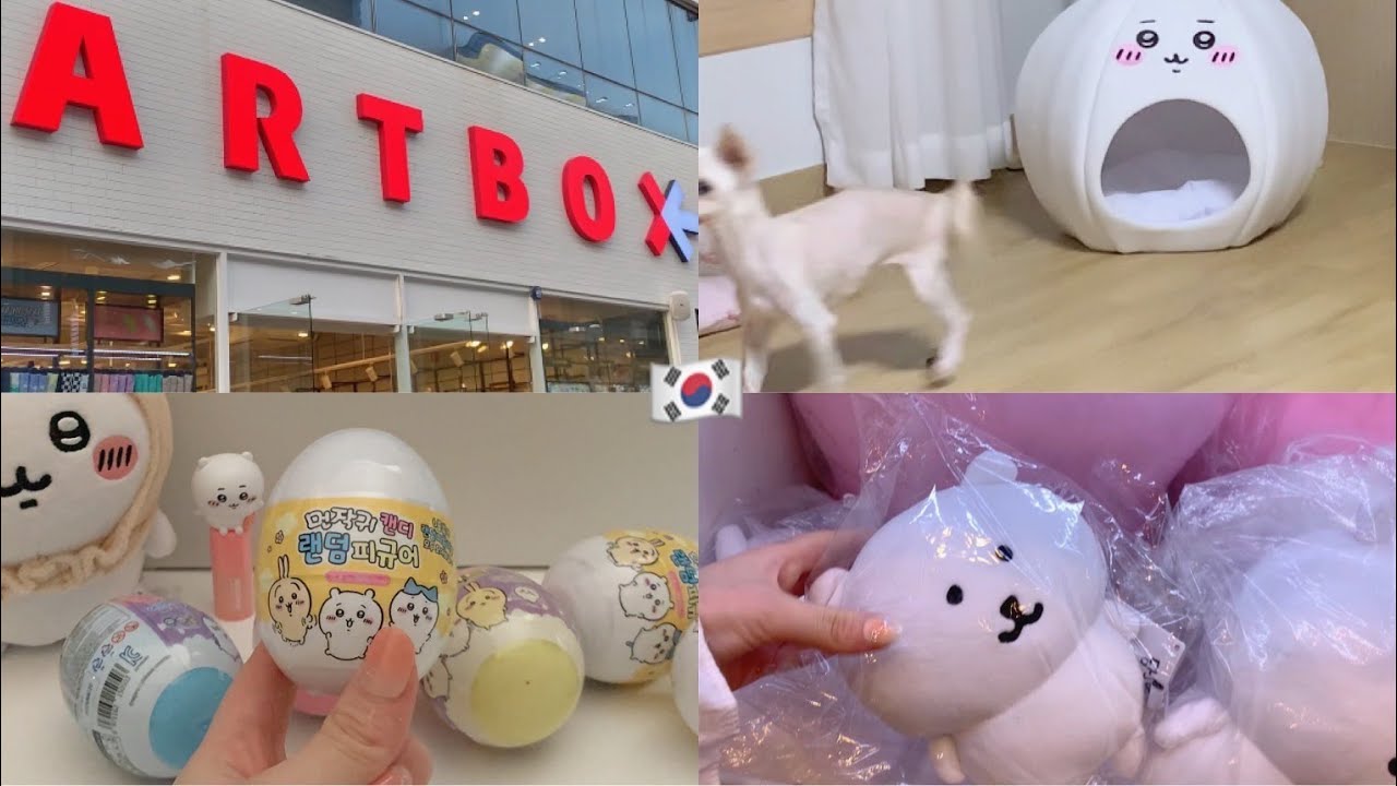 【ちい活vlog】韓国でグッズ探しの旅｜ちいかわ｜ARTBOX｜購入品紹介