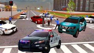Real City Police Car Chase Simulator 🚨3D Game/Real  Cars Driving Simulator 2025/Android GamePlay screenshot 1