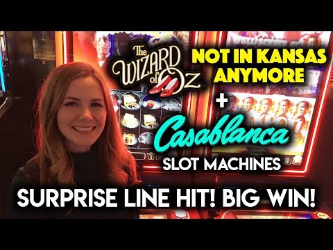 BIG WIN! WOW! I didn't Realize Casablanca Slot Machine could pay that much on a line hit!