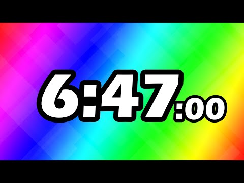 6 Minutes and 47 Second TIMER Countdown