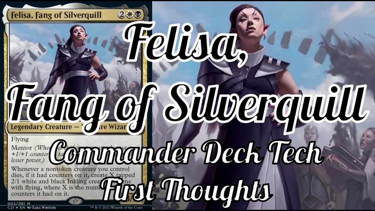 Felisa Fang Of Silverquill Commander Deck Tech Strixhaven C21 felisa-fang-of-silverquill-commander-deck-tech-strixhaven-c21