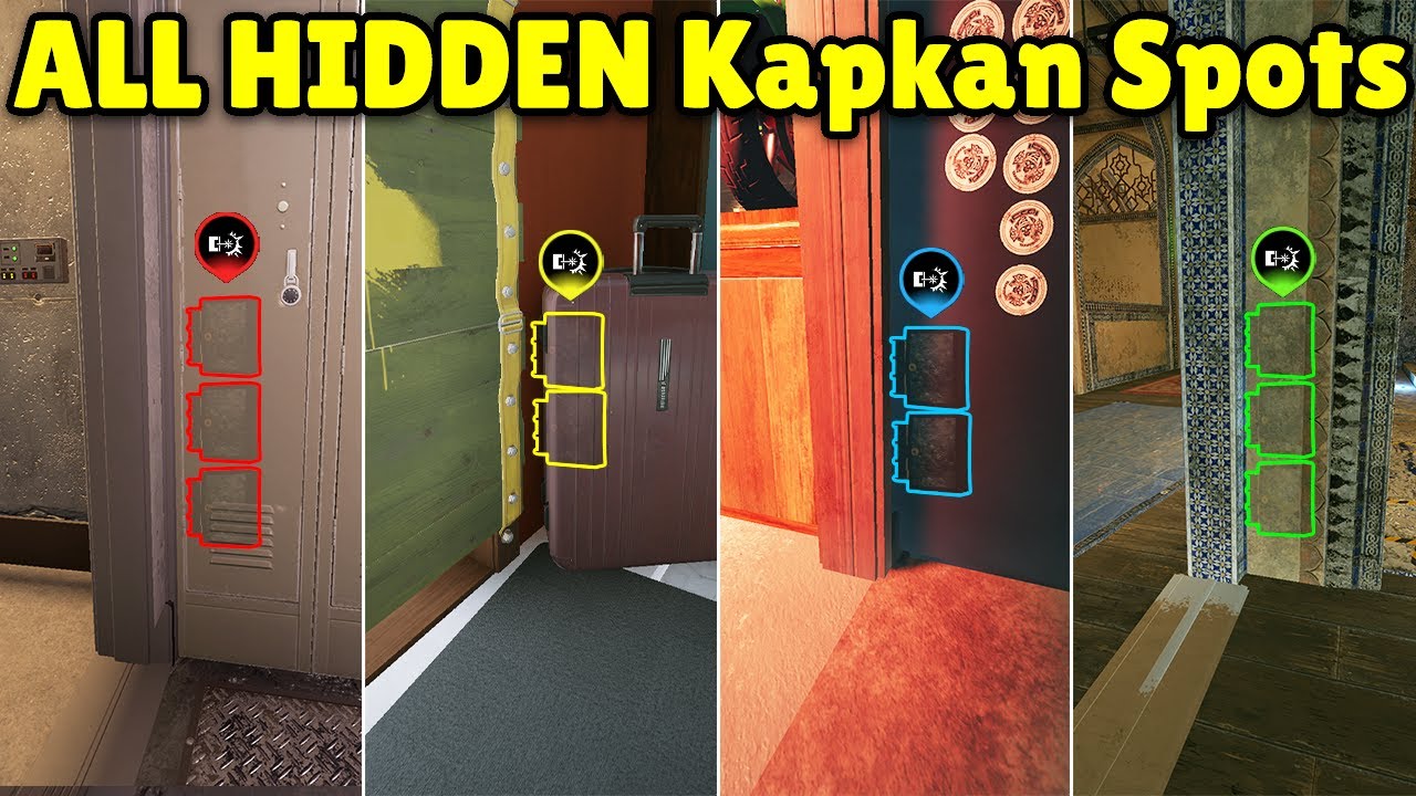 +10 HIDDEN Kapkan & Fenrir Spots To Get FREE KILLS! - Rainbow Six Siege