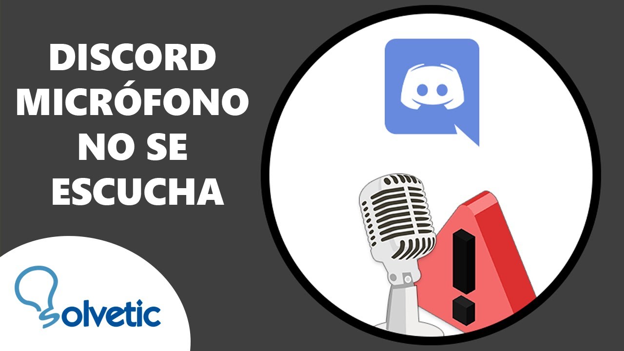 DISCORD MICROFONO NO SE ESCUCHA 🎤 YouTube DISCORD MICROFONO NO SE ESCUCHA 🎤 YouTube
