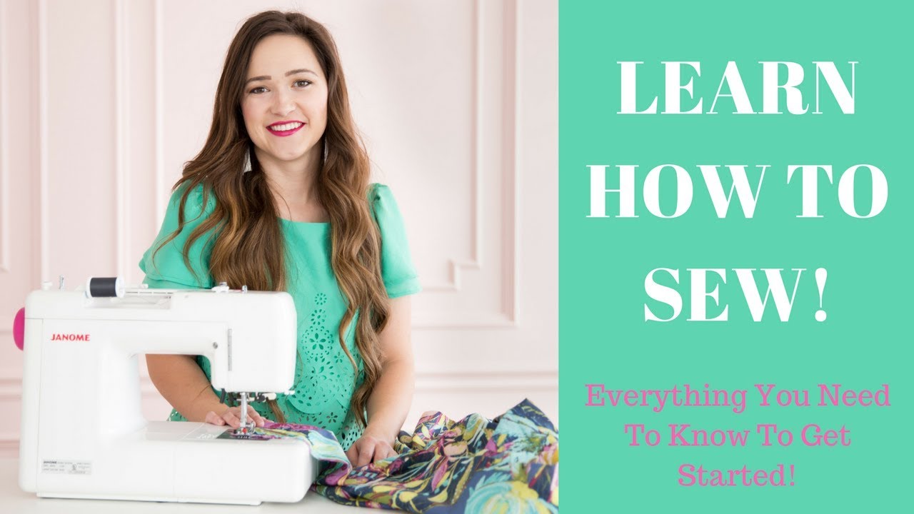Learn How to Sew on a Sewing Machine - YouTube
