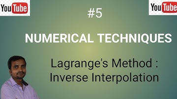 #5 || Lagrange