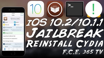 iOS 10.2 Jailbreak - How to Reinstall Removed Cydia
