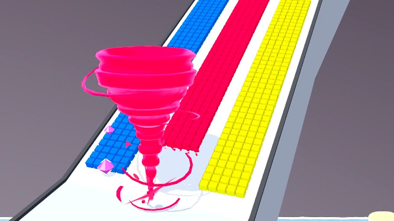 Crazy Tornado Colors - All levels gameplay IOS , Android LEVELS 4-6