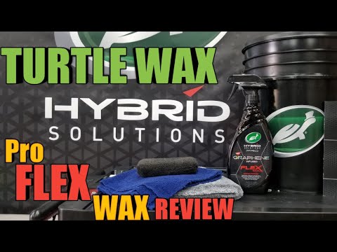 Turtle Wax Hybrid Solutions Pro Flex Wax, Graphene Spray Wax and