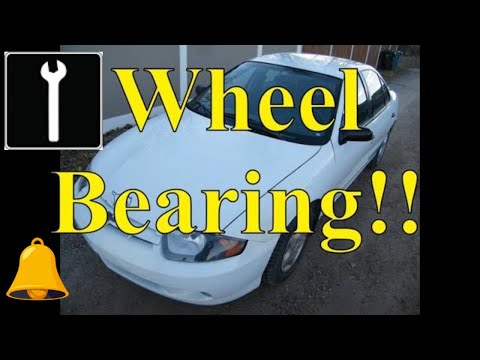 1995 - 2005 Chevy Cavalier How To Change: Front wheel bearing. EASY.