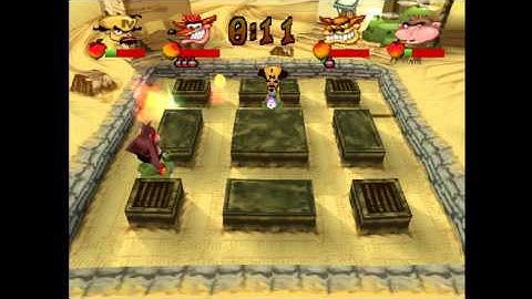 Crash Bash - Desert Fox Platinum Relic (Co-op with PR)