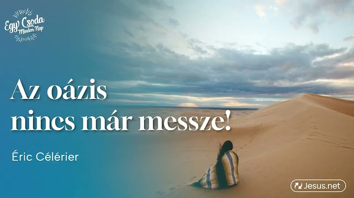 Az oázis nincs már messze! 🌴