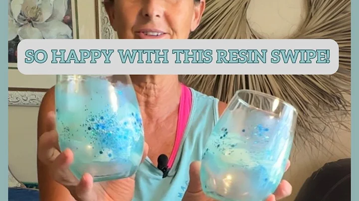 Did I just Recreate a Resin Swipe on a Wine Glass? Also a Little Bit of Glitter Bling Bling