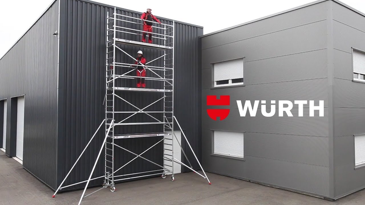 Échafaudage roulant en aluminium - Würth