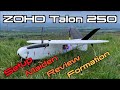 ZOHD Talon 250g 🛩  ⚖️  Setup / Maiden / Review / Formation Flying with Talon Pro