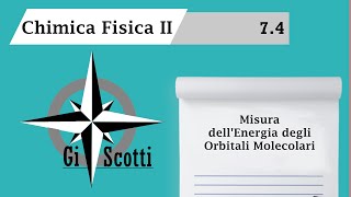 Lezione 7.4 - La Misura Dellenergia Degli Orbitali Molecolari