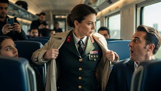 Gariban Sanılan Kadın -  Trende Rezil Edildi -  Omuzundaki Rütbeyi Görünce Kanı Dondu!