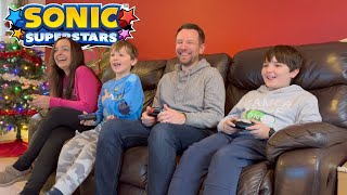 Sonic Superstars Christmas Family Gaming Test