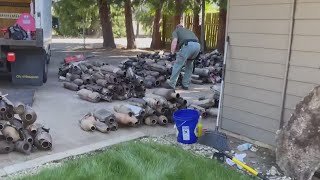 Police video shows investigation into stolen catalytic converter trafficking ring