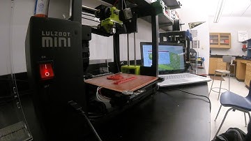 LulzBot Mini (Flextruder) Time Lapse