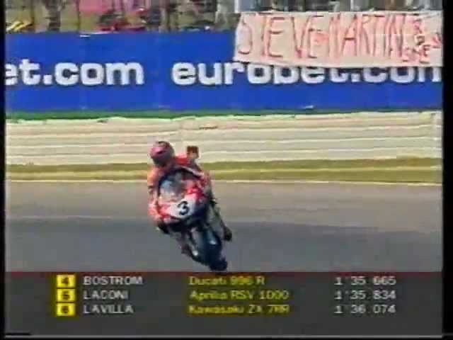 SBK 2001] Misano - superpole - parte 3 - YouTube