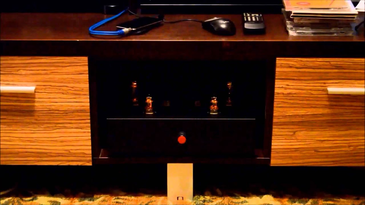 Ламповый усилитель на 6П14П и 6Н1П - YouTube