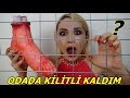 ODADA KİLİTLİ KALDIM CHALLENGE! RUKİYE ÇETİNKAYA